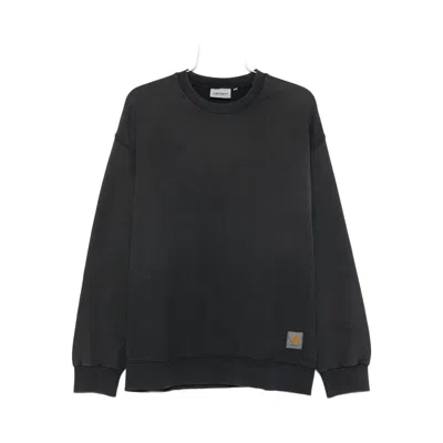 Carhartt Hudson Black Sweatshirt In Black