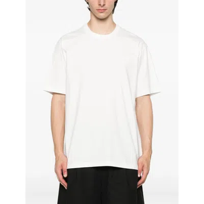 Y-3 Crewneck Graphic Print Oversize Short Sleeve T-shirt In White