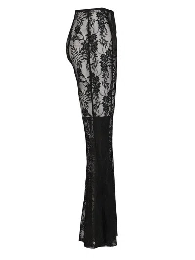 Norma Kamali Fishtail Pant W/o Waistband Trousers Black