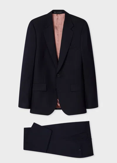 Paul Smith The Mayfair - Dark Navy Wool 'a Suit To Travel In' Blue In Blue