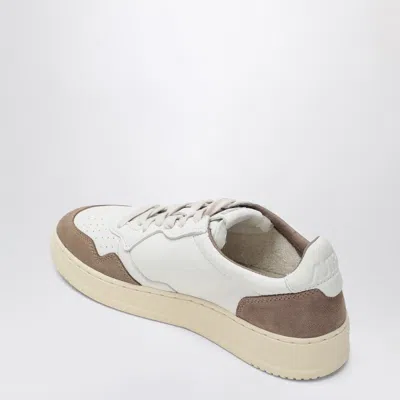Autry Low Sneaker With Contrast Panels And Perforated Detailing