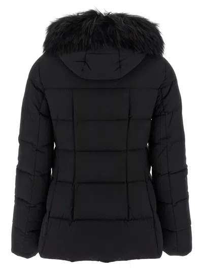 Moorer Kilie Puffer Jackets Black In Black