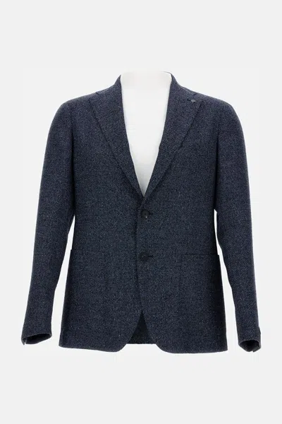 Tagliatore Two-button Jacket In Blue