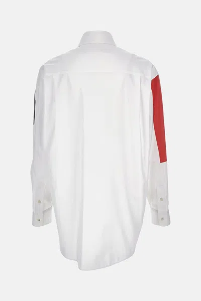 Marni Floral And Abstract Print Button-up Shirt In White