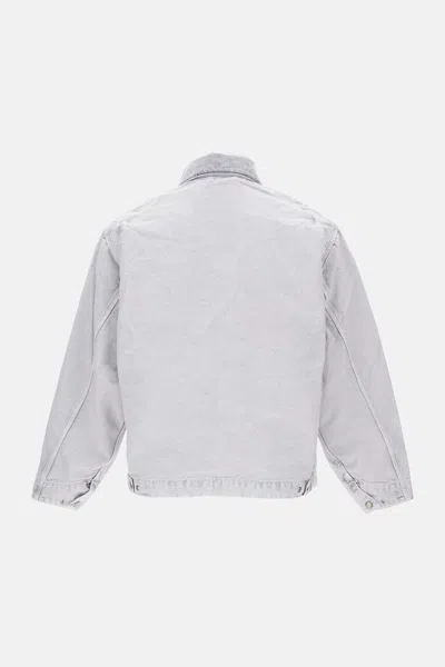 Carhartt Wip Og Detroit Dearborn Canvas Jacket In Gray