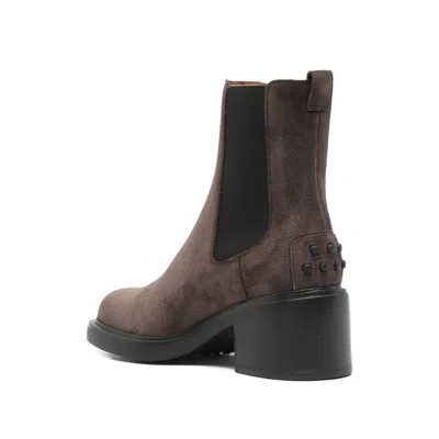 Tod's 60mm Elastic-panel Block-heel Boots