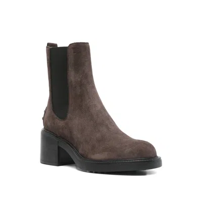 Tod's 60mm Elastic-panel Block-heel Boots