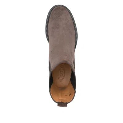 Tod's 60mm Elastic-panel Block-heel Boots