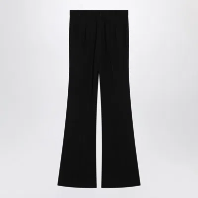 Balenciaga Black Flared Pants In Viscose