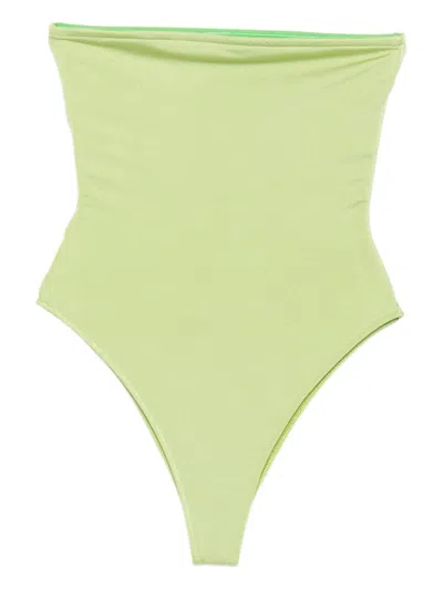 Roberta Einer Strapless Swimsuit