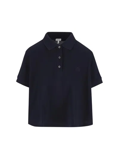 Loewe T-shirt And Polo Shirt In Black