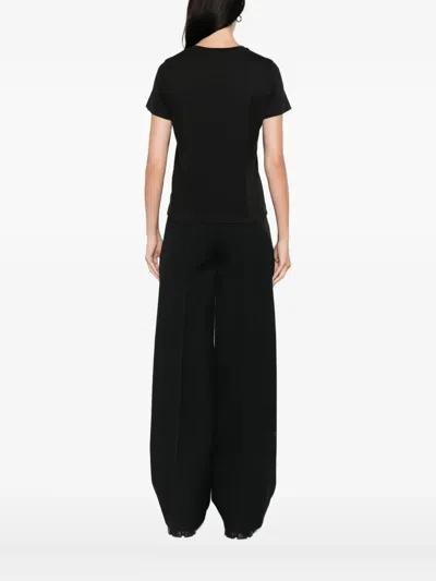 Moncler Logo T-shirt Clothing In Black