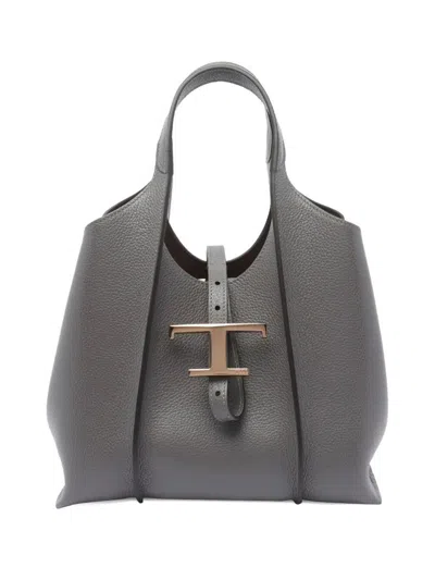 Tod's T Timeless Mini Leather Shopping Bags