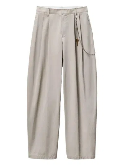 Alexander Wang Mid-rise Trousers Clothing In Brown