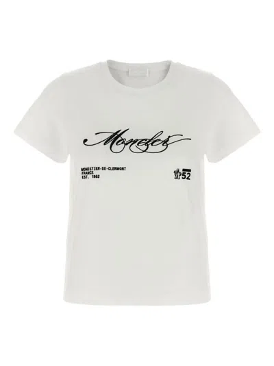 Moncler Embroidered Short Sleeve Crew Neck T-shirt