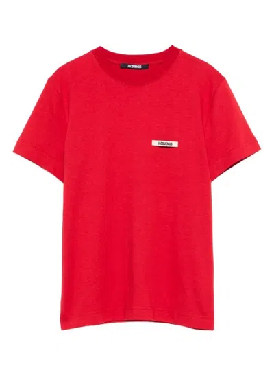 Jacquemus Round Neck Short Sleeve T-shirt