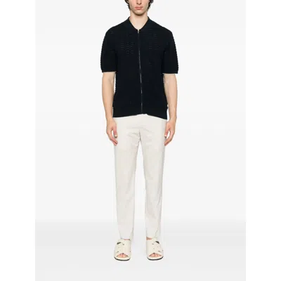 Pt Torino Beige Tailored Trousers With Hidden Closure