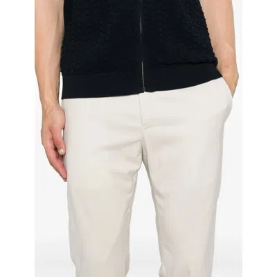 Pt Torino Beige Tailored Trousers With Hidden Closure