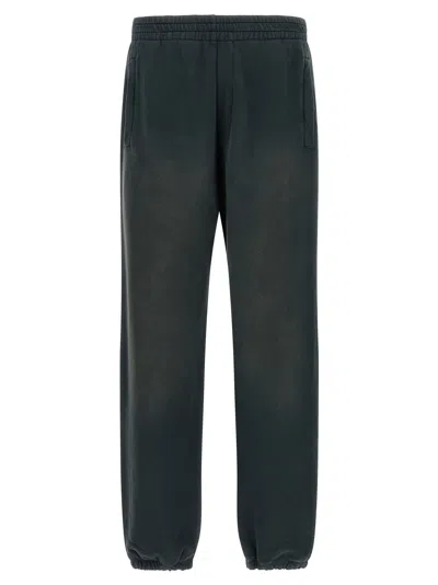 Golden Goose Black Niccol Joggers In Green
