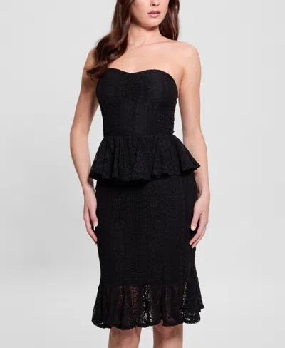 Guess Women's Sleeveless Sweetheart Midi Dress