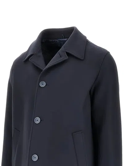 Herno L-blend Coat With Detachable Bib