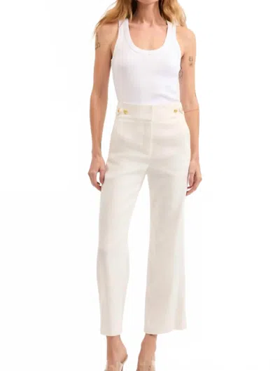 Veronica Beard Aubrie Pant In White In White