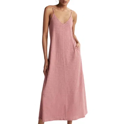 Atm Anthony Thomas Melillo Slub Jersey Tank Maxi Dress In Summer Rose