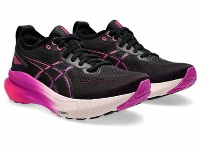 Asics Women's Gel-kayano 31 Running Shoes In Black/bold Magenta