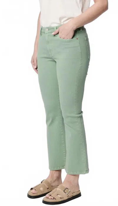 Dear John Denim Jeanne Flare Jeans In Iceberg Green