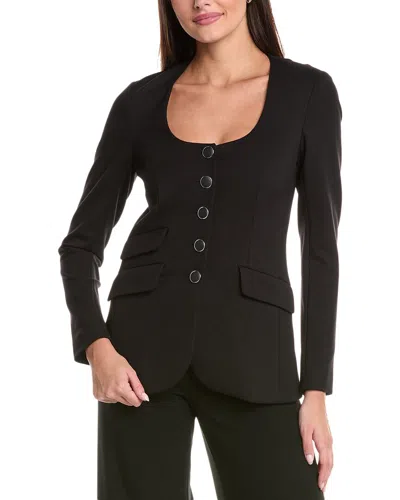 Rag & Bone Roslyn Ponte Blazer In Black