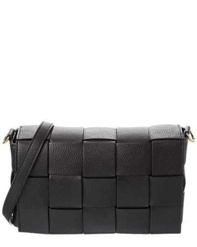 Isabella Rosetti Ember Hand-woven Leather Shoulder Bag