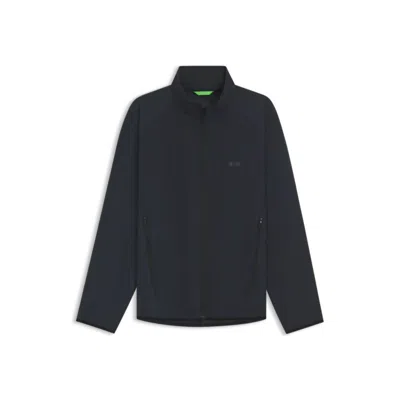 Hugo Boss Water-repellent Jacket In Super-stretch Poplin
