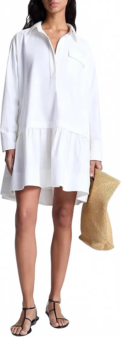 A.l.c Brooke Dress In White In White