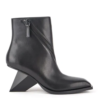 United Nude Rockit Zip Bootie In Black