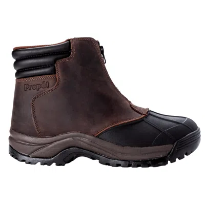 Propét Blizzard Mid Zip Brown / Black M3792 Men's In Brown
