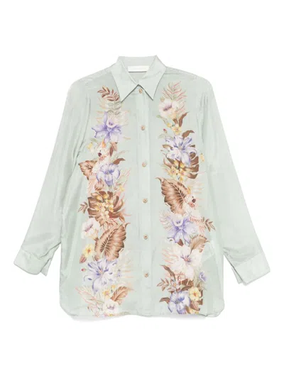 Zimmermann Coco Printed Silk Shirt