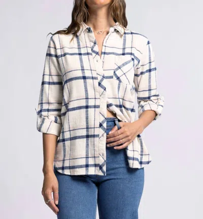 Thread & Supply Randy Plaid Button-up Shirt In Multicolor In Neutral