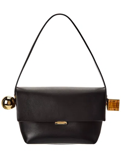 Jacquemus Le Rond Carre Leather Shoulder Bag
