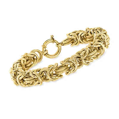 Ross-simons 18kt Gold Over Sterling Byzantine Bracelet