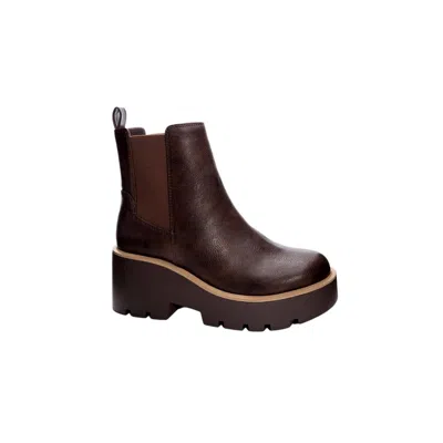 Dirty Laundry Rabbit Smooth Booties Brown Gpnb05pad-213 Women's