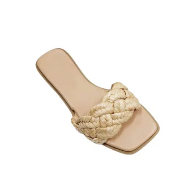 Ccocci Women's Living The Good Life Raffia Sandal In Natural
