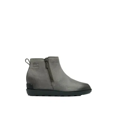 Sorel Evie Ii Zip Waterproof Ankle Boot In Gray