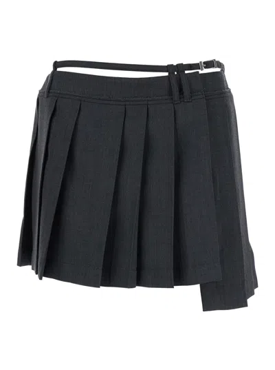 Acne Studios Women Ipleat Commercial Suiting In Black