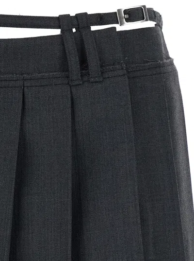 Acne Studios Women Ipleat Commercial Suiting In Black