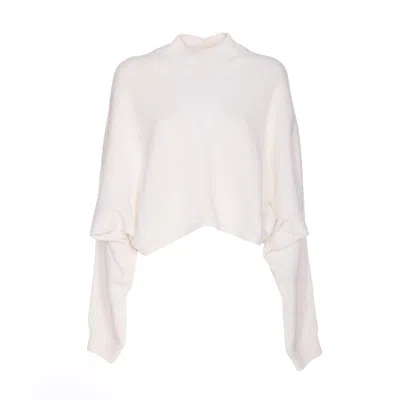 Alaïa Open Back Knit Crewneck Sweater