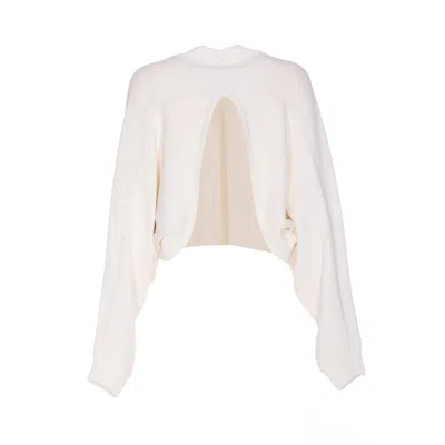 Alaïa Open Back Knit Crewneck Sweater