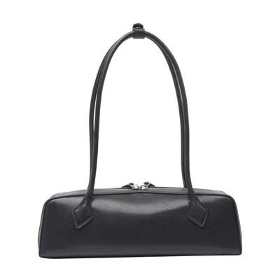 Alaïa Womens Alaia Le Teckel Branded-tag Leather Shoulder Bag