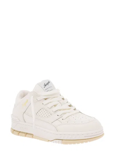 Axel Arigato 'area Lo' White Sneakers With Embossed Logo