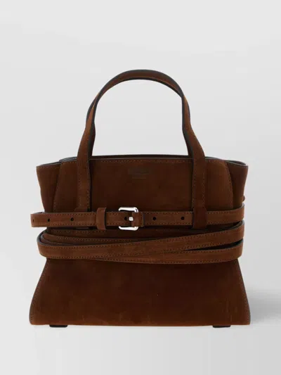 Moschino Small Handbag With Adjustable Strap And Buckle