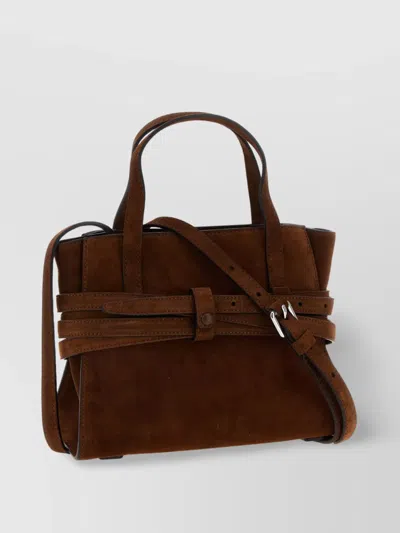 Moschino Small Handbag With Adjustable Strap And Buckle